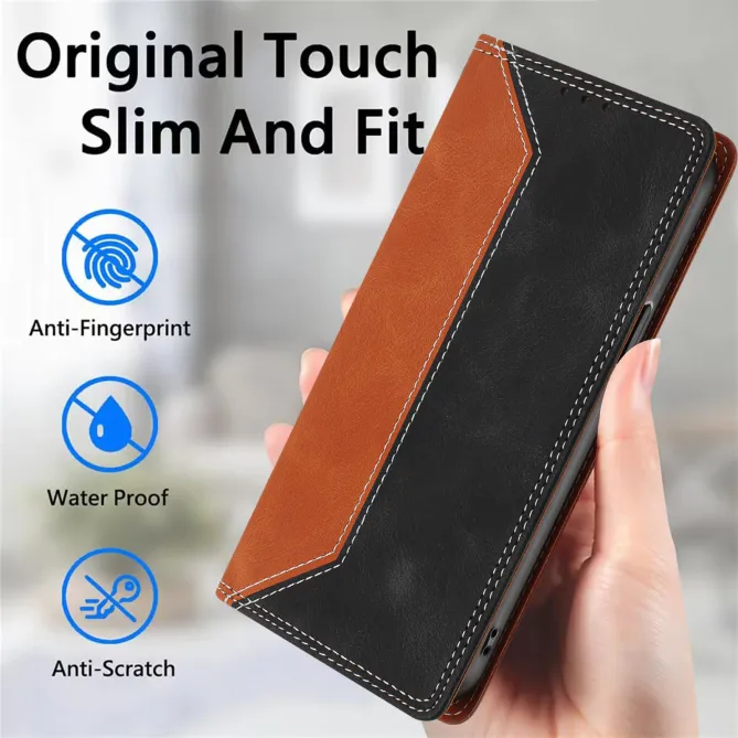 Housse Sony Xperia 1 VIII Simili Cuir Bicolore Porte-Cartes