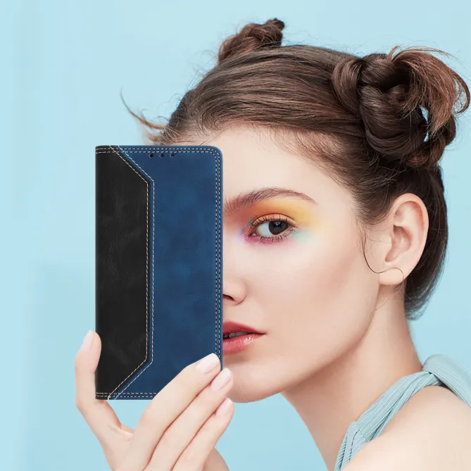 Housse Sony Xperia 1 VIII Simili Cuir Bicolore Porte-Cartes