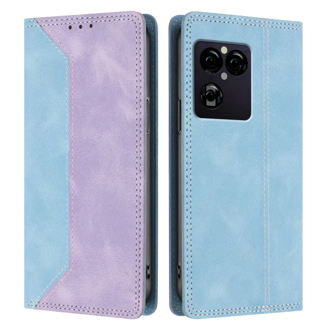 Housse Sony Xperia 1 VIII Simili Cuir Bicolore Porte-Cartes