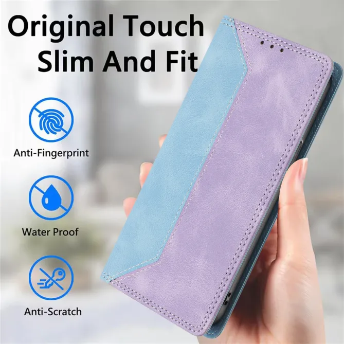Housse Sony Xperia 1 VIII Simili Cuir Bicolore Porte-Cartes