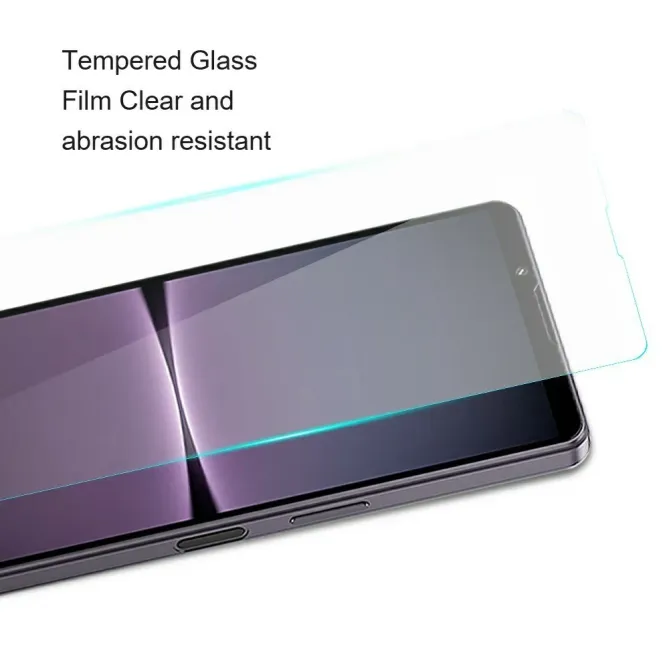 Verre Trempé Sony Xperia 1 VIII 9H 2.5D Bords Arrondis Transparent