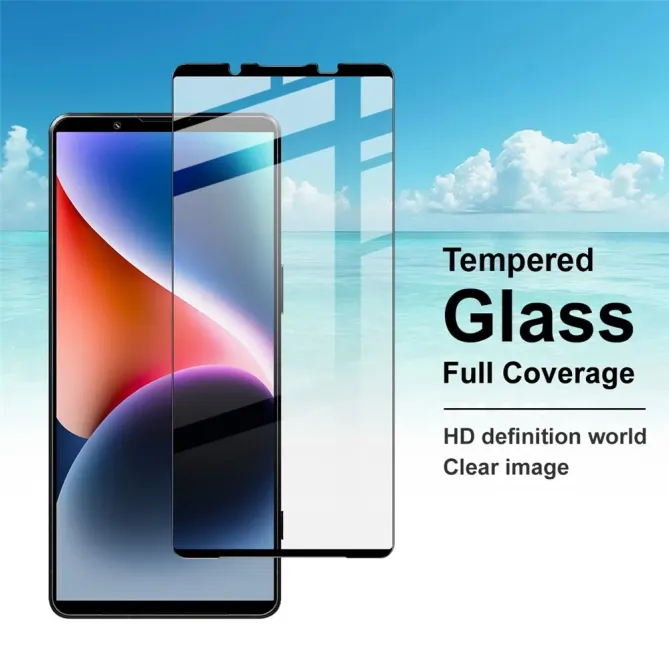 Verre Trempé Sony Xperia 1 VIII Pleine Surface Contour Noir