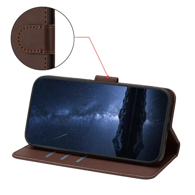 Housse Sony Xperia 1 VIII Simili Cuir Lisse Support Dragonne