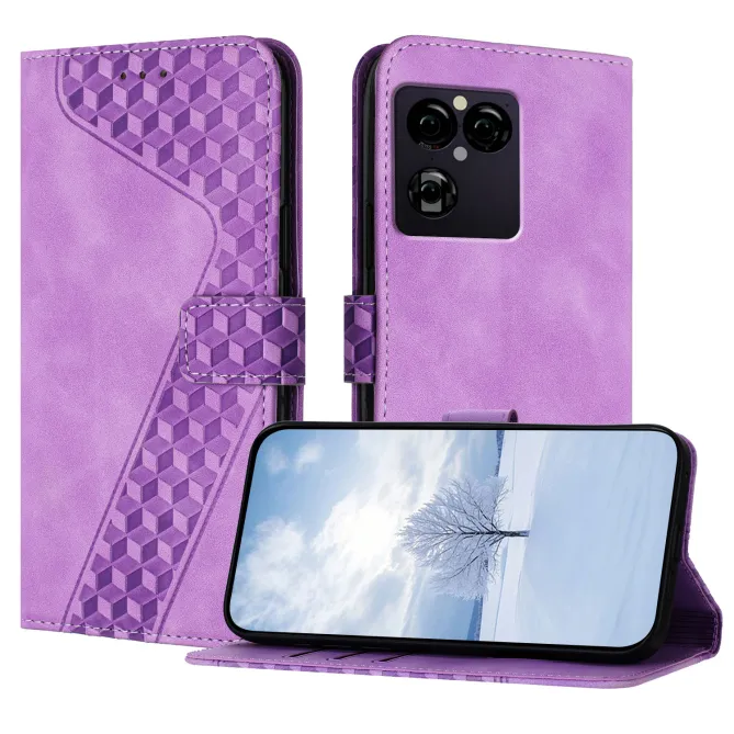 Housse Sony Xperia 1 VIII Motif Cubes Gaufré Support