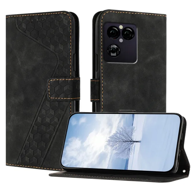 Housse Sony Xperia 1 VIII Motif Cubes Gaufré Support