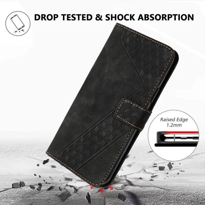 Housse Sony Xperia 1 VIII Motif Cubes Gaufré Support