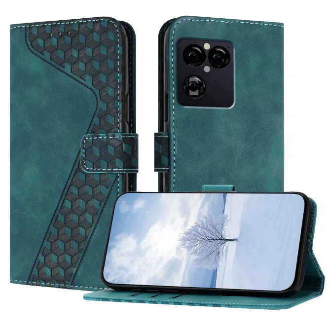 Housse Sony Xperia 1 VIII Motif Cubes Gaufré Support