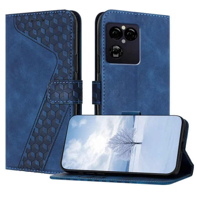 Housse Sony Xperia 1 VIII Motif Cubes Gaufré Support