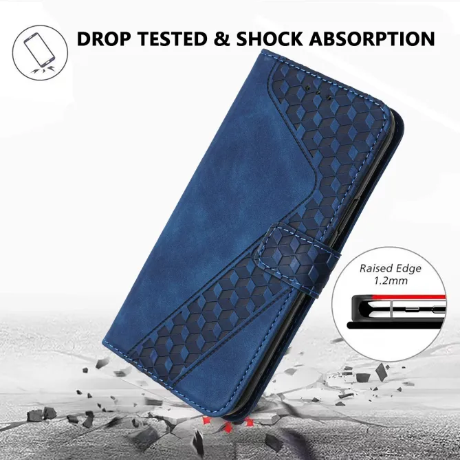 Housse Sony Xperia 1 VIII Motif Cubes Gaufré Support
