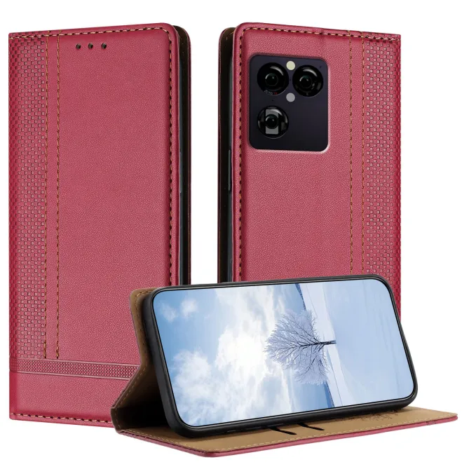 Housse Sony Xperia 1 VIII Lignes Structurées Porte-Cartes Support