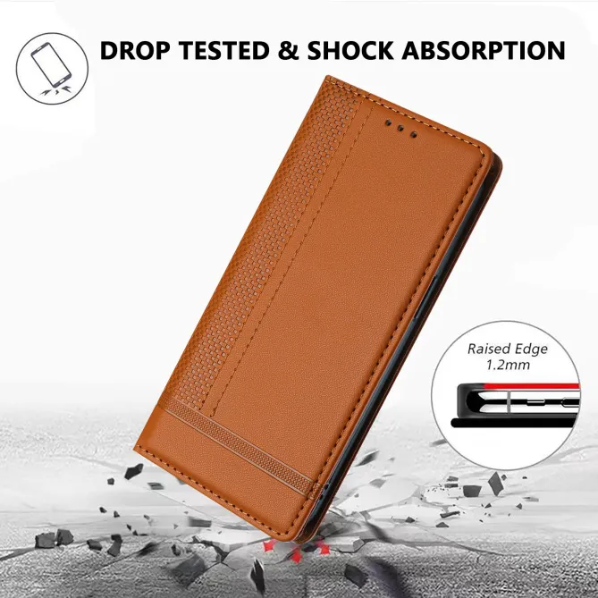 Housse Sony Xperia 1 VIII Lignes Structurées Porte-Cartes Support