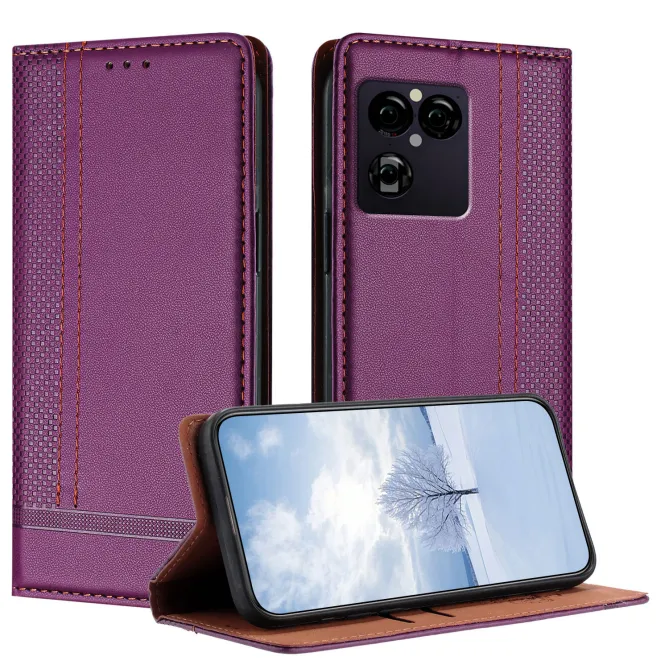 Housse Sony Xperia 1 VIII Lignes Structurées Porte-Cartes Support