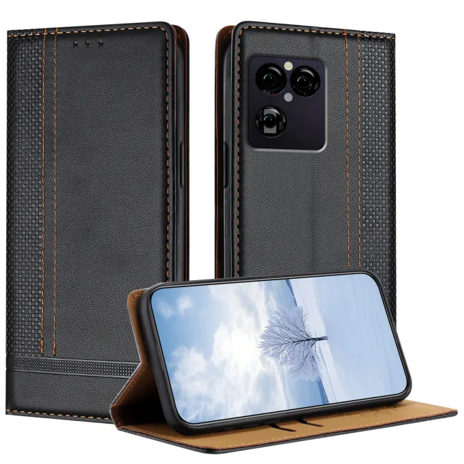 Housse Sony Xperia 1 VIII Lignes Structurées Porte-Cartes Support