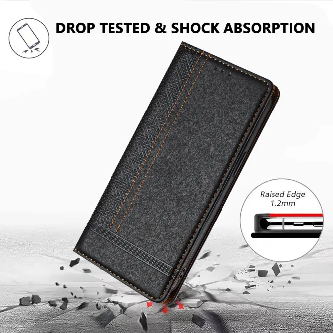 Housse Sony Xperia 1 VIII Lignes Structurées Porte-Cartes Support
