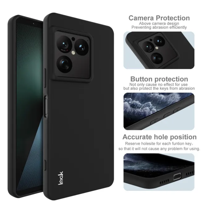 Coque Sony Xperia 1 VIII Imak finition mat - Noir