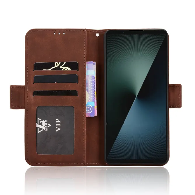 Housse Sony Xperia 1 VIII Premium avec Porte Cartes