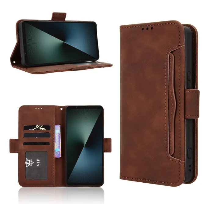 Housse Sony Xperia 1 VIII Premium avec Porte Cartes