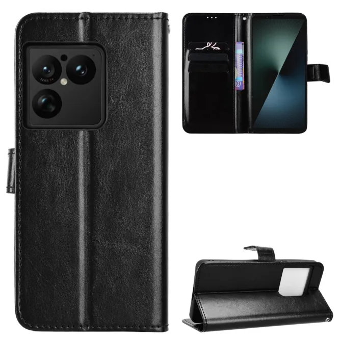 Housse Sony Xperia 1 VIII Portefeuille Effet Cuir Patiné