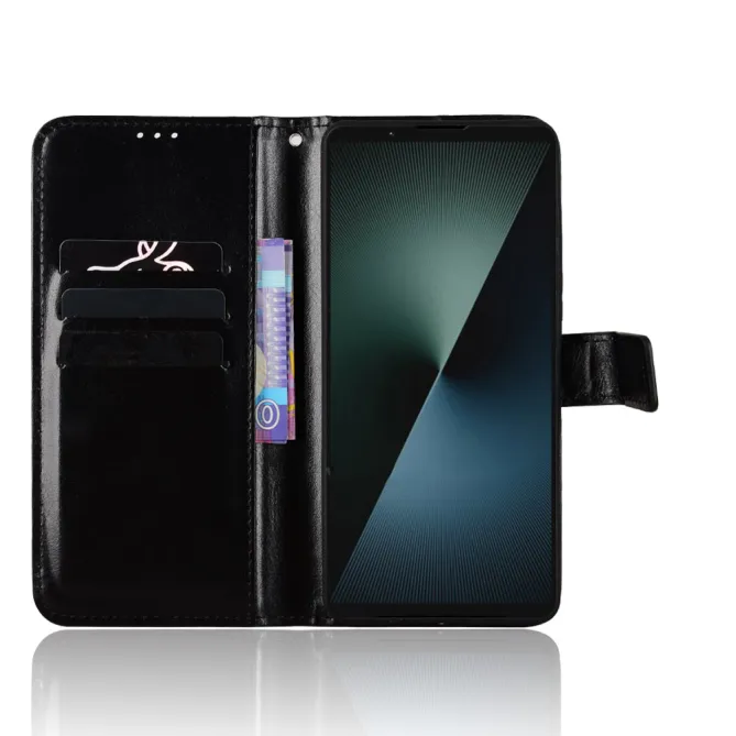 Housse Sony Xperia 1 VIII Portefeuille Effet Cuir Patiné