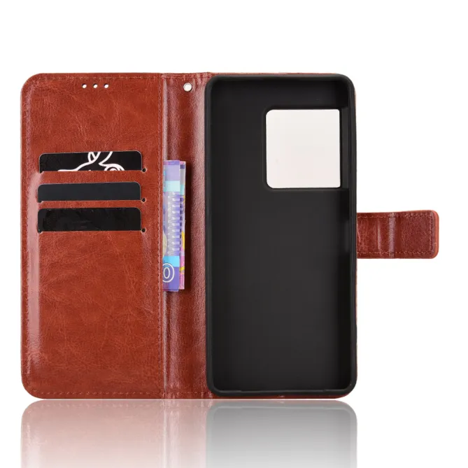 Housse Sony Xperia 1 VIII Portefeuille Effet Cuir Patiné