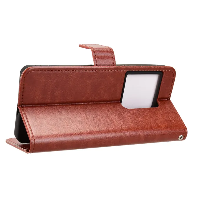 Housse Sony Xperia 1 VIII Portefeuille Effet Cuir Patiné