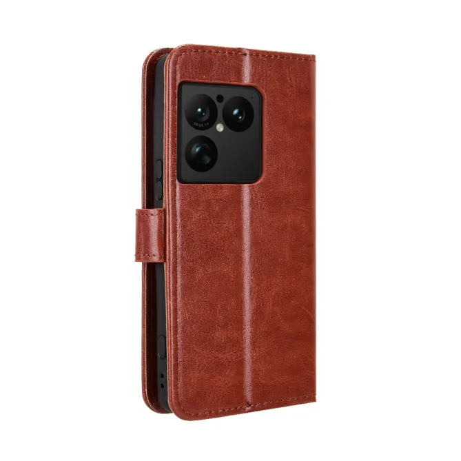 Housse Sony Xperia 1 VIII Portefeuille Effet Cuir Patiné