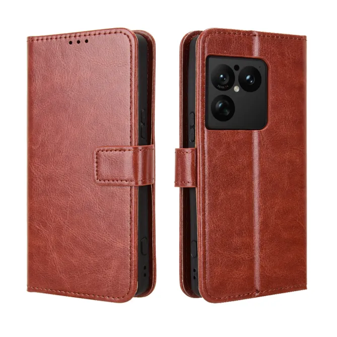 Housse Sony Xperia 1 VIII Portefeuille Effet Cuir Patiné