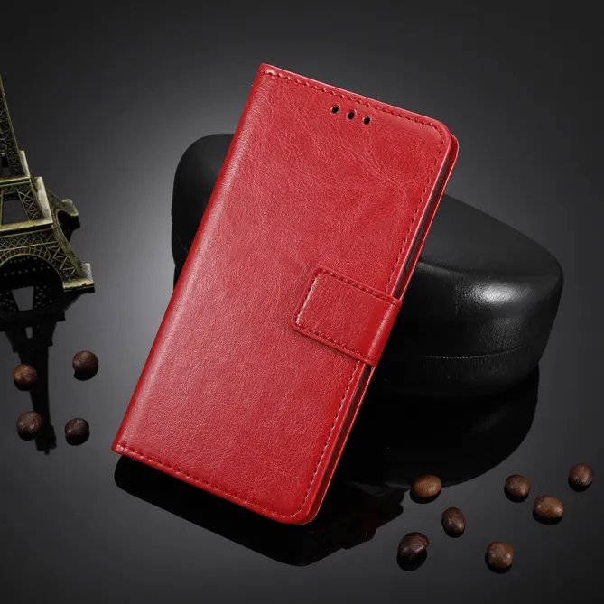 Housse Sony Xperia 1 VIII Portefeuille Effet Cuir Patiné