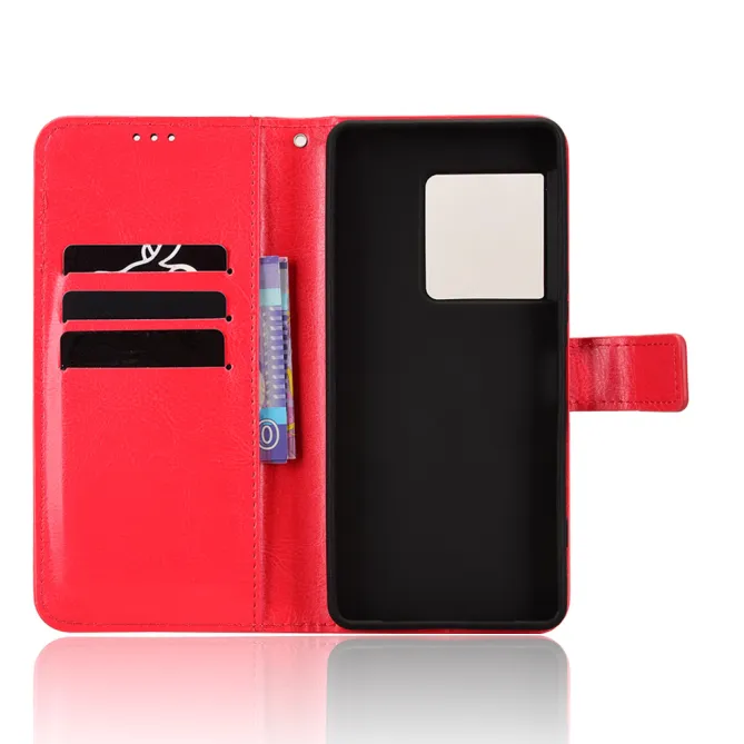 Housse Sony Xperia 1 VIII Portefeuille Effet Cuir Patiné