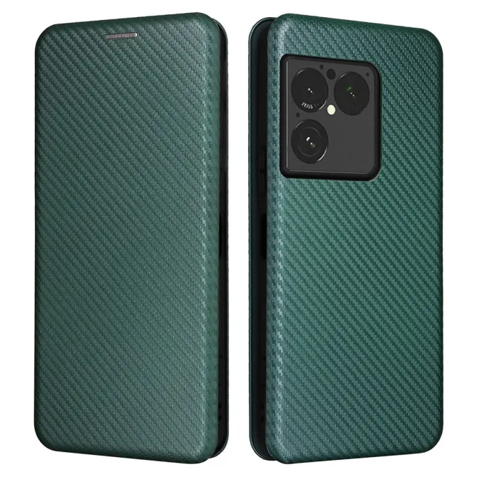 Housse Fibre de Carbone Sony Xperia 1 VIII Simili Cuir Magnétique