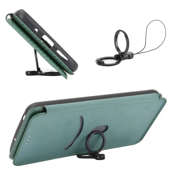 Housse Fibre de Carbone Sony Xperia 1 VIII Simili Cuir Magnétique