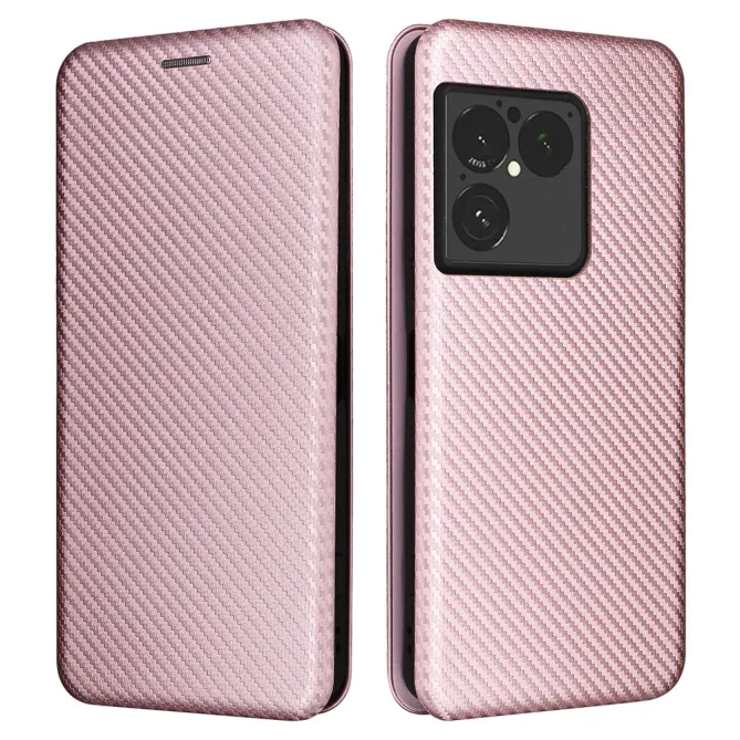 Housse Fibre de Carbone Sony Xperia 1 VIII Simili Cuir Magnétique