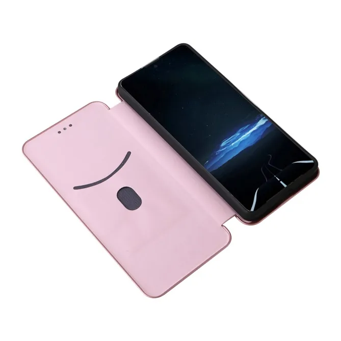 Housse Fibre de Carbone Sony Xperia 1 VIII Simili Cuir Magnétique