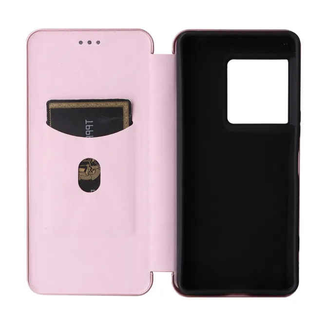 Housse Fibre de Carbone Sony Xperia 1 VIII Simili Cuir Magnétique