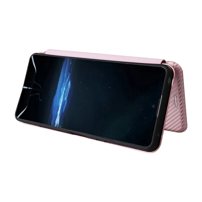 Housse Fibre de Carbone Sony Xperia 1 VIII Simili Cuir Magnétique