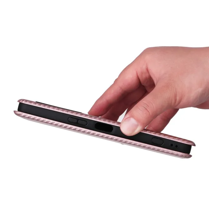 Housse Fibre de Carbone Sony Xperia 1 VIII Simili Cuir Magnétique