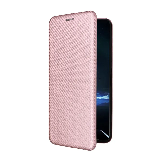 Housse Fibre de Carbone Sony Xperia 1 VIII Simili Cuir Magnétique