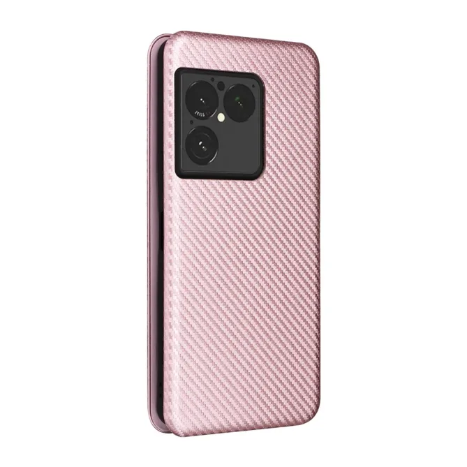 Housse Fibre de Carbone Sony Xperia 1 VIII Simili Cuir Magnétique