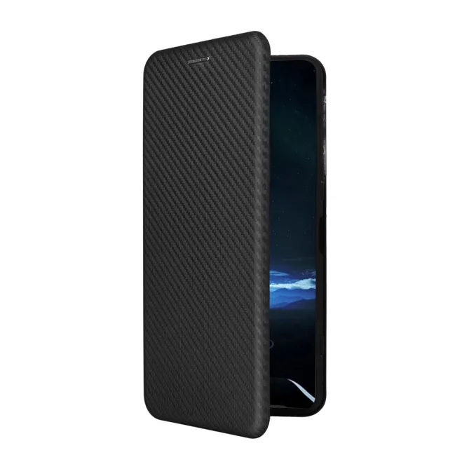 Housse Fibre de Carbone Sony Xperia 1 VIII Simili Cuir Magnétique