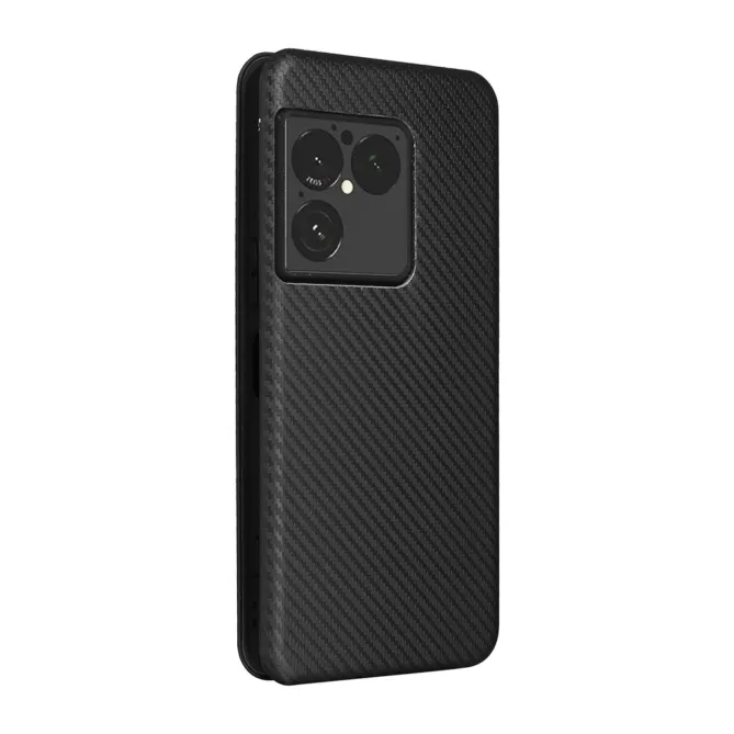 Housse Fibre de Carbone Sony Xperia 1 VIII Simili Cuir Magnétique