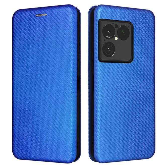 Housse Fibre de Carbone Sony Xperia 1 VIII Simili Cuir Magnétique
