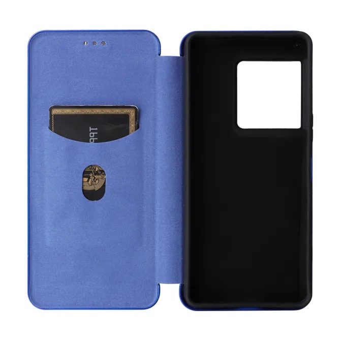 Housse Fibre de Carbone Sony Xperia 1 VIII Simili Cuir Magnétique