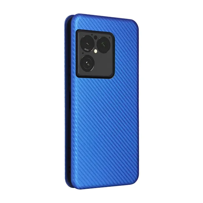 Housse Fibre de Carbone Sony Xperia 1 VIII Simili Cuir Magnétique