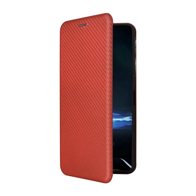 Housse Fibre de Carbone Sony Xperia 1 VIII Simili Cuir Magnétique