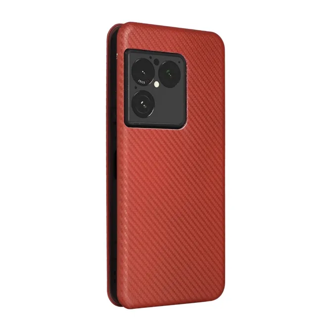 Housse Fibre de Carbone Sony Xperia 1 VIII Simili Cuir Magnétique
