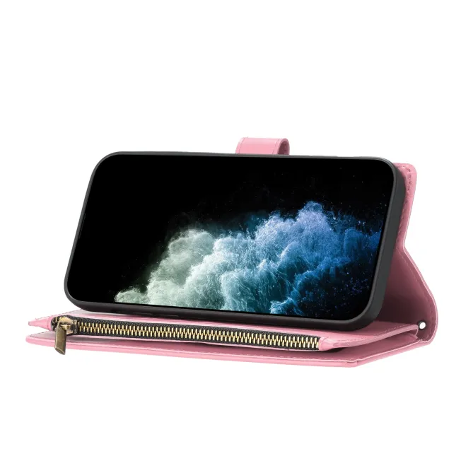 Housse Sony Xperia 1 VIII Portefeuille Zippée 9 Emplacements Dragonne