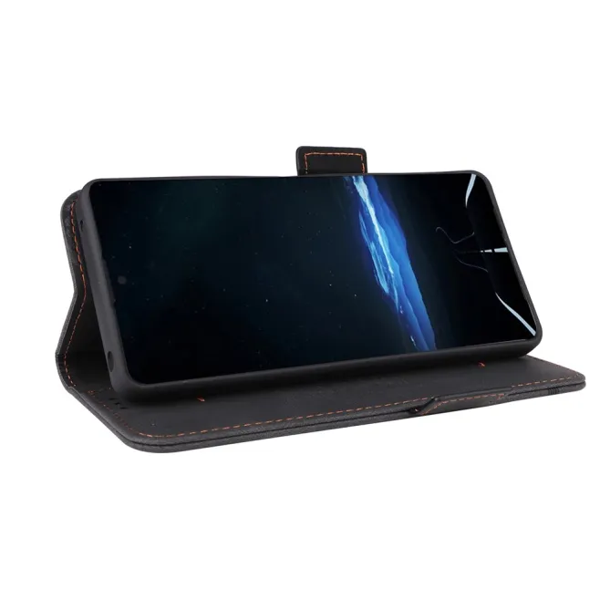Étui Sony Xperia 1 VIII Simili Cuir Vintage - Décor Métal