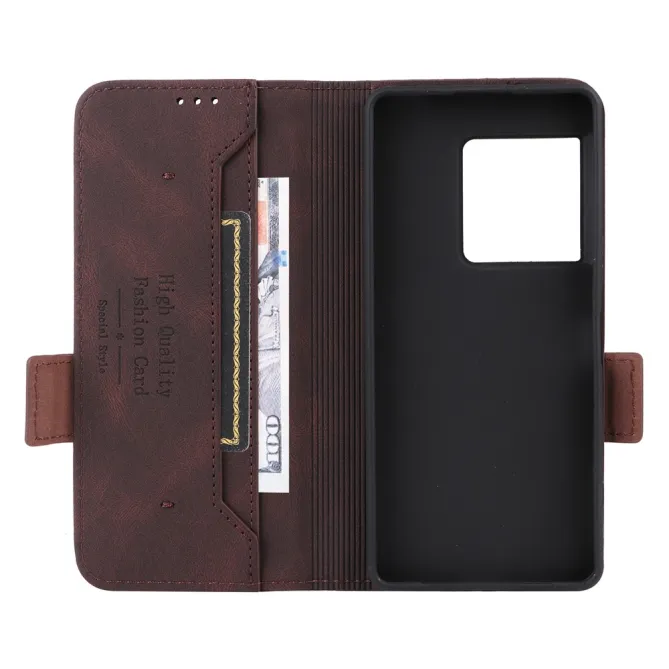 Étui Sony Xperia 1 VIII Simili Cuir Vintage - Décor Métal