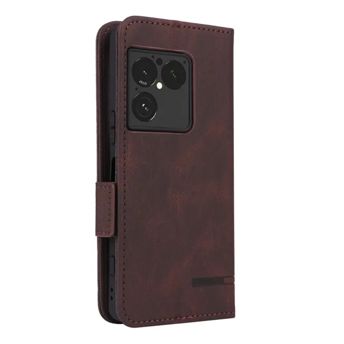 Étui Sony Xperia 1 VIII Simili Cuir Vintage - Décor Métal