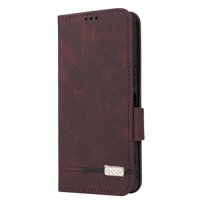 Étui Sony Xperia 1 VIII Simili Cuir Vintage - Décor Métal